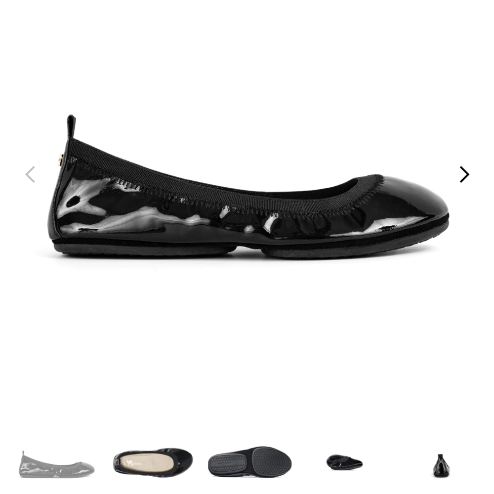 Yosi Samara black flat shoes